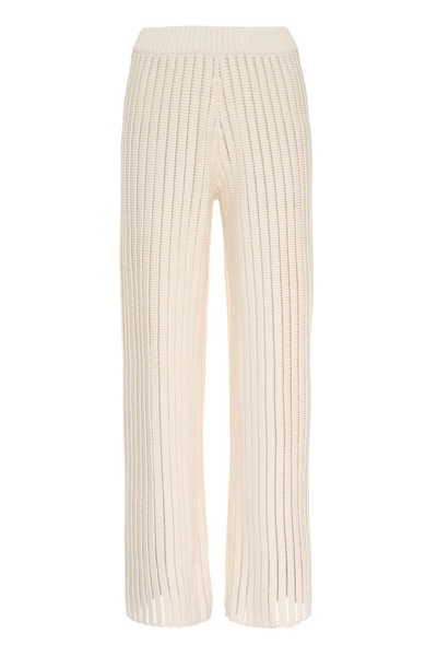 Wide Leg Knitted Trousers