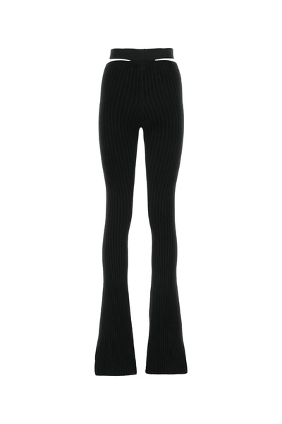 Black Stretch Viscose Pant