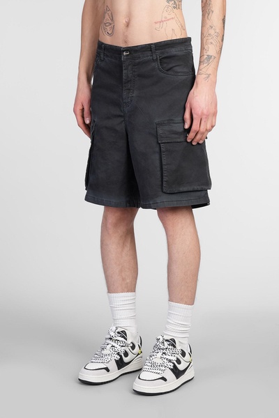 Shorts In Black Cotton