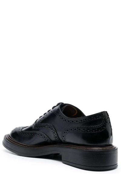 Round Toe Lace-up Oxford Shoes