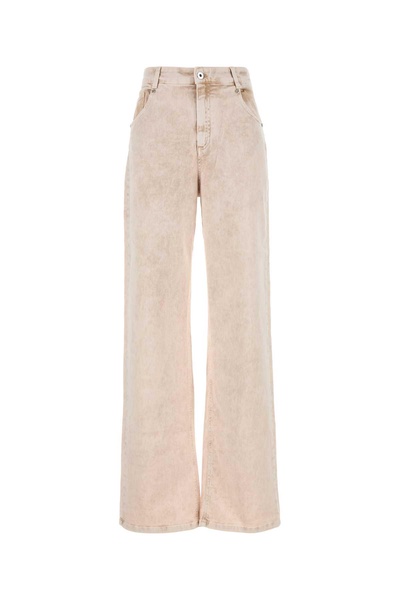 Melange Light Pink Stretch Denim Jeans