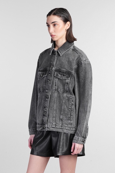 Rory Denim Jackets In Grey Cotton