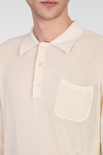 Polo In Yellow Cotton