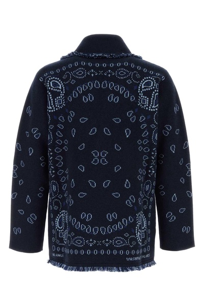 Embroidered Jacquard Cardigan