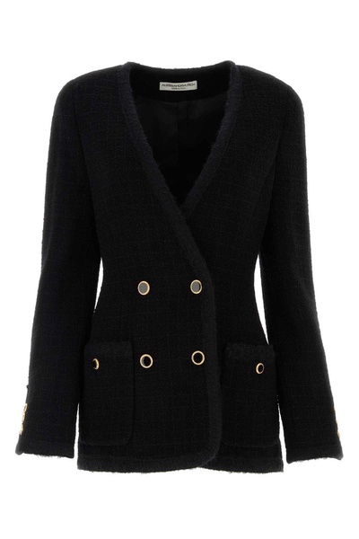 Double-breasted V-neck Blazer