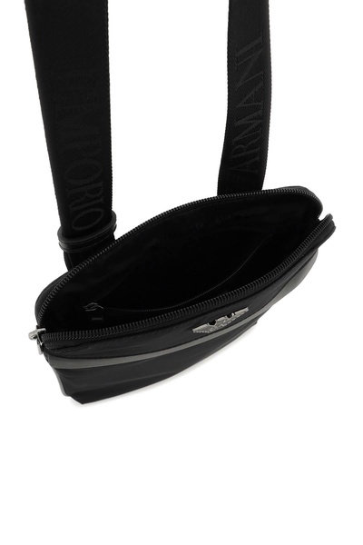 Black Nylon Crossbody Bag