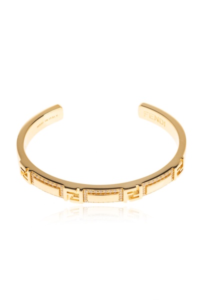 Fendi Bracelet With Shimmering Crystals