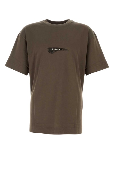 Khaki Cotton T-shirt