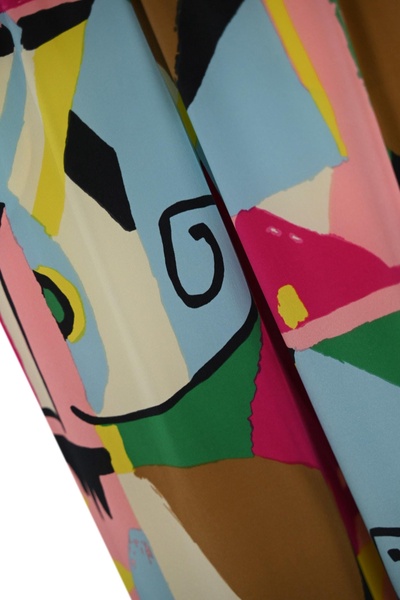Gradara Print Silk Trousers