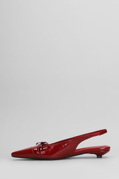 Zoey Pumps In Red Leather