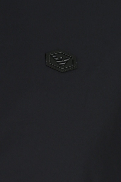 Navy Blue Polyester Jacket