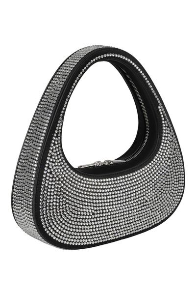 Crystal-embellished Baguette Swipe Bag