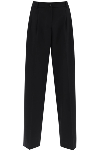 Flared Wool Pants