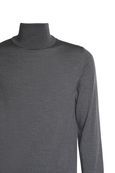 Roll-neck Straight Hem Jumper