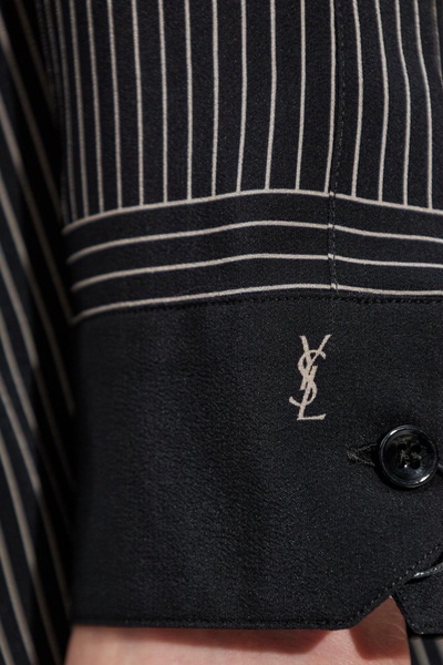 Saint Laurent Shirt With Striped Pattern
