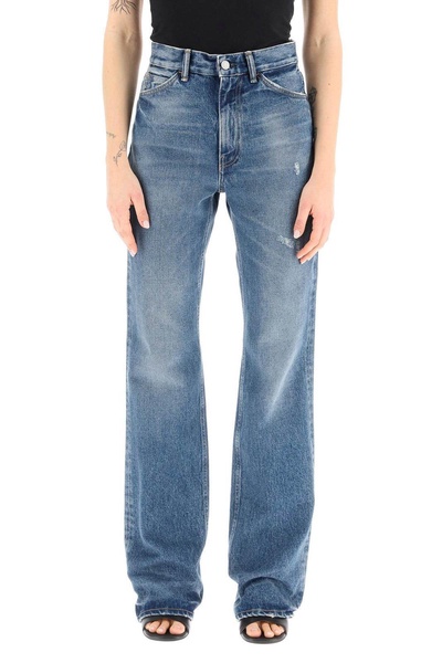 Distressed Mid-rise Jeans