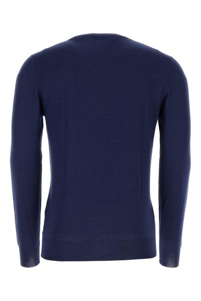 Blue Cashmere Blend Sweater