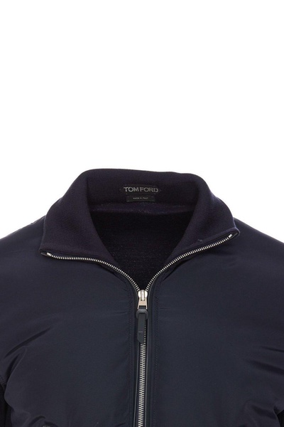 High-neck Zipped Jacket
