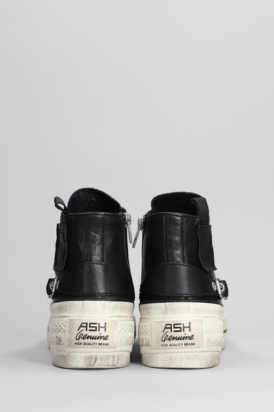 Rage Sneakers In Black Leather