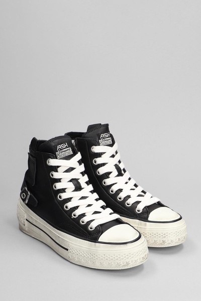 Rage Sneakers In Black Leather