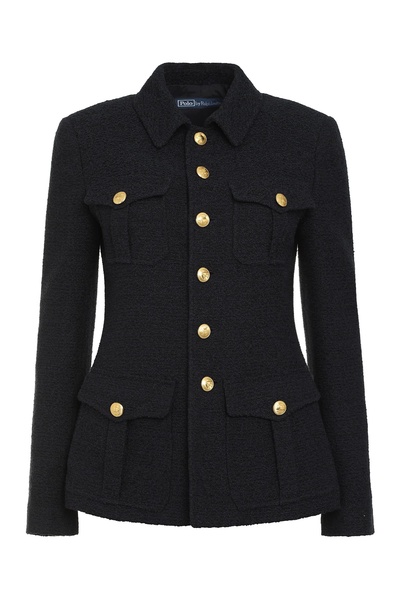 Boucle Jersey Single-breasted Jacket