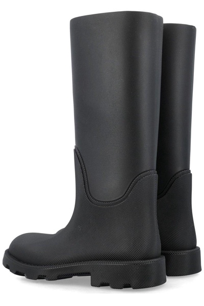 Round-toe Chunky-sole Boots