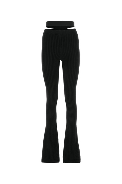 Black Stretch Viscose Pant