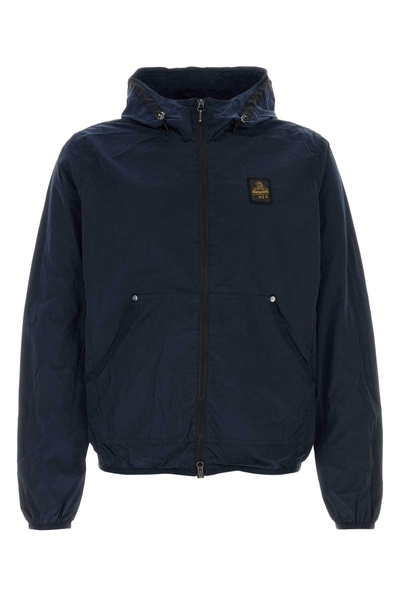 Navy Blue Nylon Free Jacket