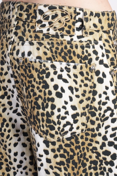 Multicolor Brown Pants