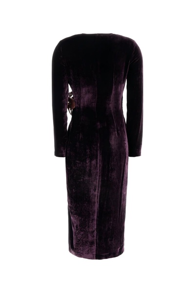 Purple Velvet Dress
