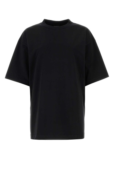 Black Cotton Oversize T-shirt