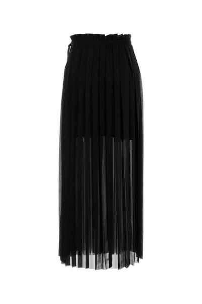 Black Polyester Skirt