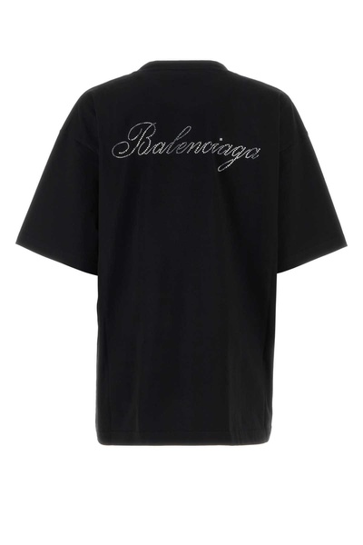 Black Cotton Oversize T-shirt