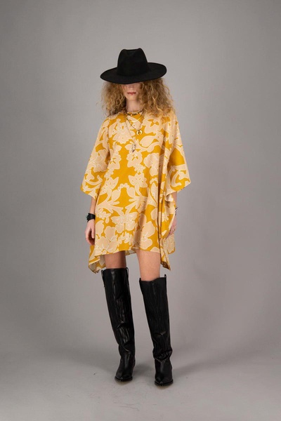 Bea Flowered Ochre