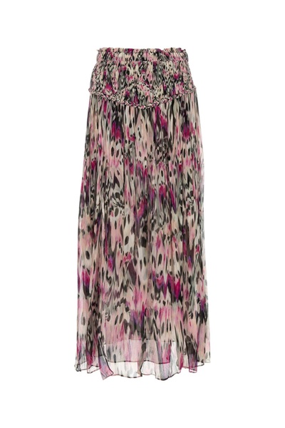 Printed Silk Rolande Skirt