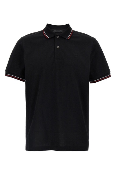 Prada Men Piqué Polo Shirt