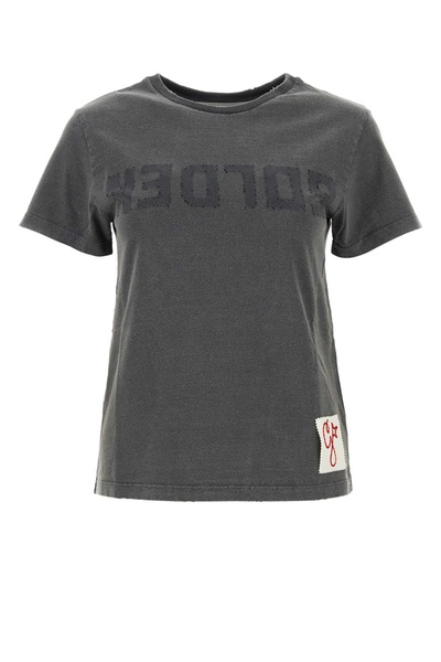 Golden Goose Deluxe Brand Women Anthracite Cotton Doris T-Shirt