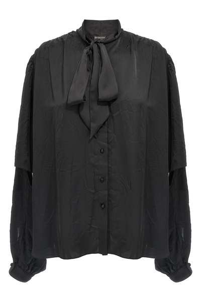 Balenciaga Women 'Double Sleeve' Shirt