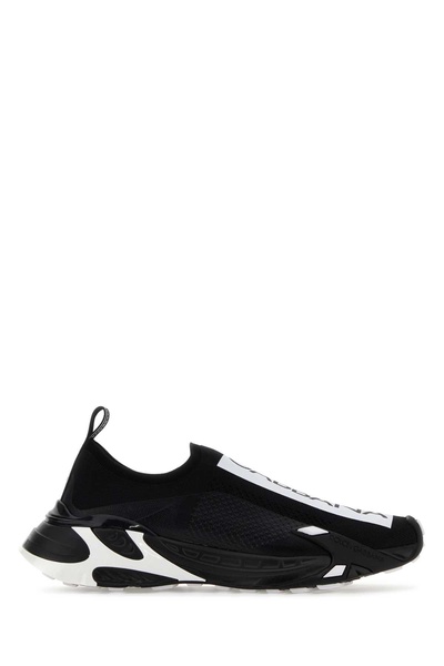 Dolce & Gabbana Men Two-Tone Fabric Fast Slip Ons