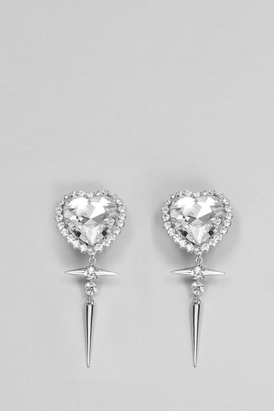 Heart Earrings With Studs
