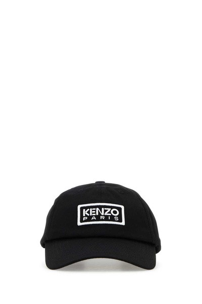 Kenzo Women Black Cotton Baseball Cap