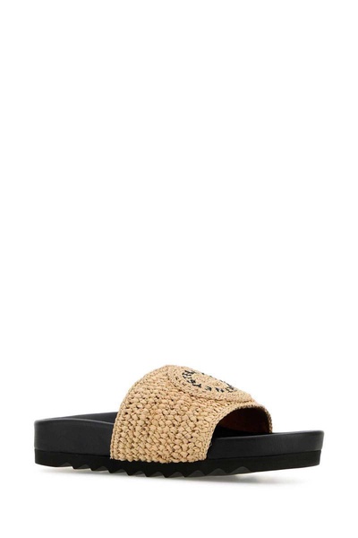 Stella Mccartney Women Raffia Elyse Slippers