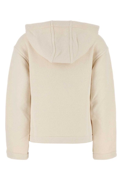Max Mara Women Ivory Cotton Blend Gary Sweatshirt