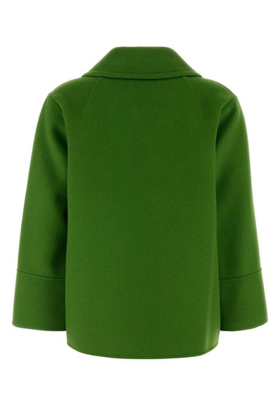Grass Green Wool Windsor Coat