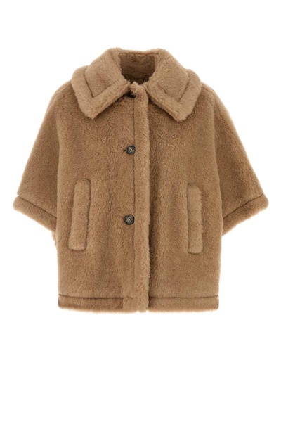 Max Mara Women Camel Teddy Tenebre 4 Cape