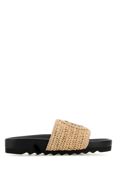 Stella Mccartney Women Raffia Elyse Slippers