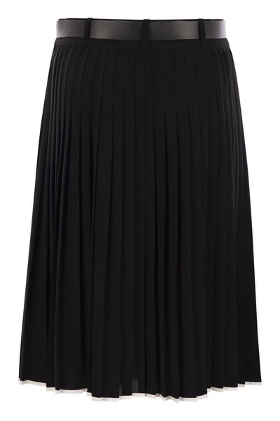 Max Mara Studio Savana - Pleated Skirt With Belt