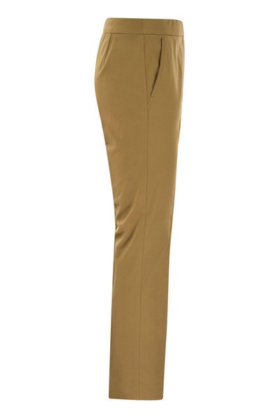 Max Mara Okra - Cotton Satin Trousers