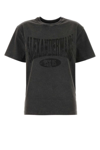 Charcoal oversize cotton t-shirt