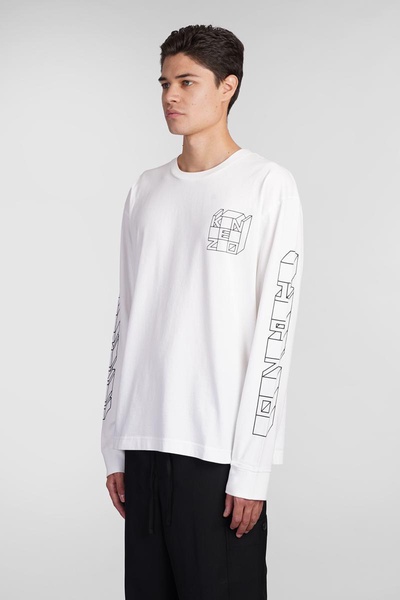 T-shirt In White Cotton